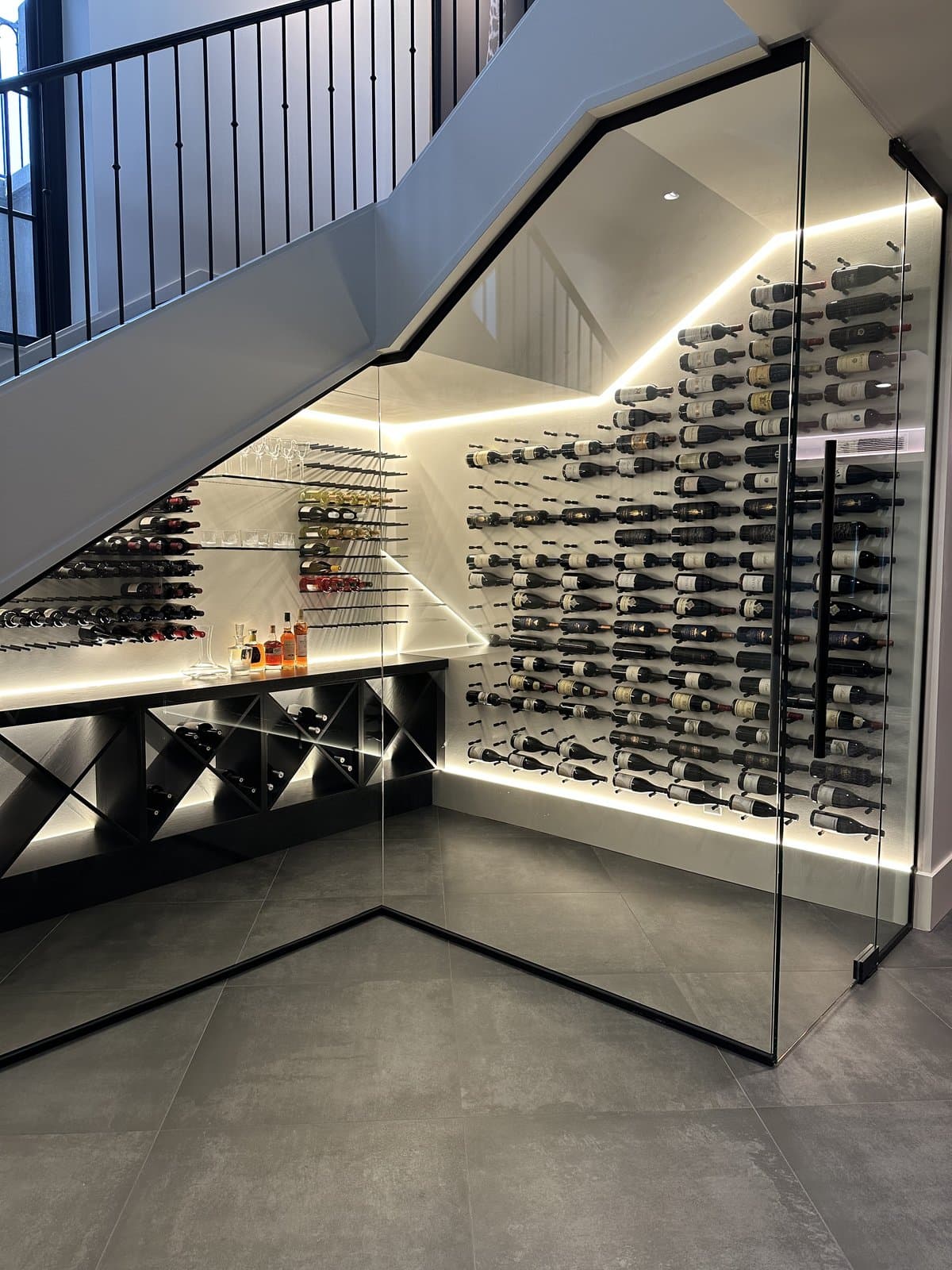Ketra architectural LED lighting — warm cove and recessed lighting in Minneapolis luxury home