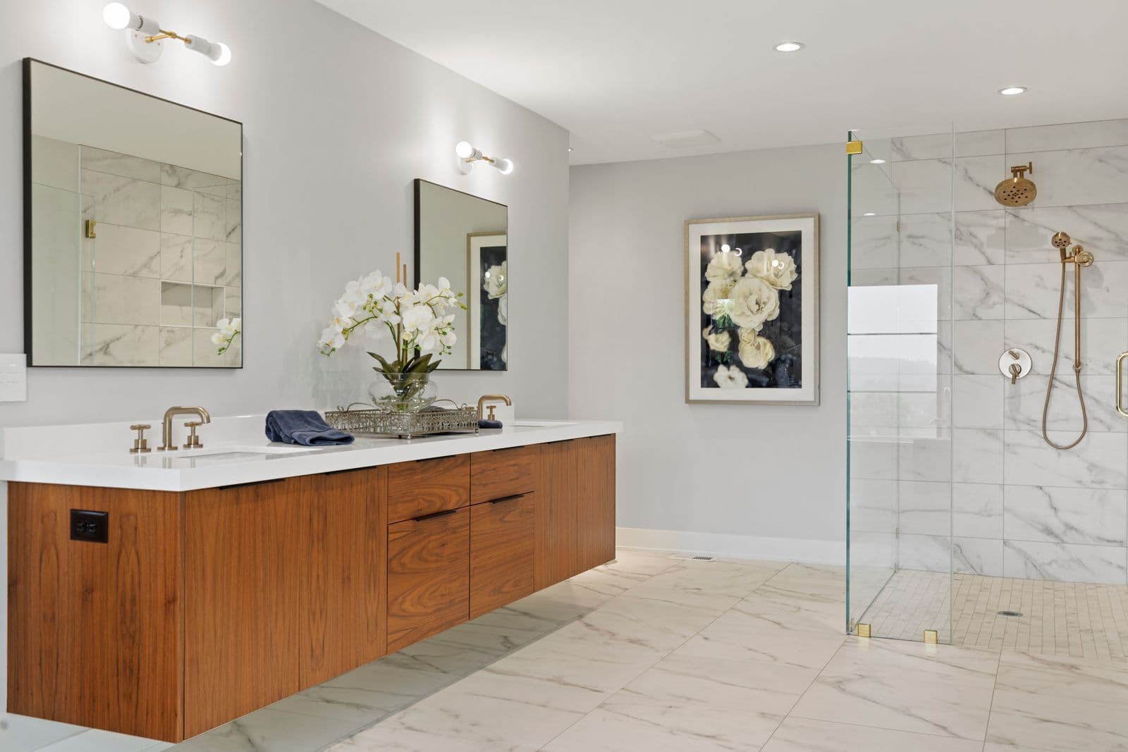 Ketra wellness lighting in a luxury primary suite — circadian rhythm lighting Minneapolis